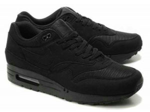 Кроссовки Nike Air Max 87 черные мужские - фото спереди