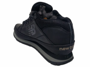 Зимние New Balance 754 Leather черные - фото сзади