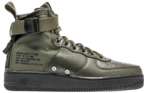 Кроссовки Nike Air Force 1 SF Mid green зеленые (40-45)