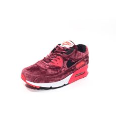 Nike Air Max 90 бархатные красные (35-39)