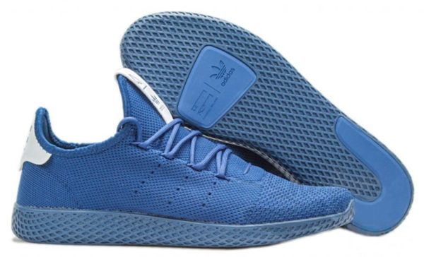 Adidas x Pharrell Williams Tennis Hu синие с белым (40-44)