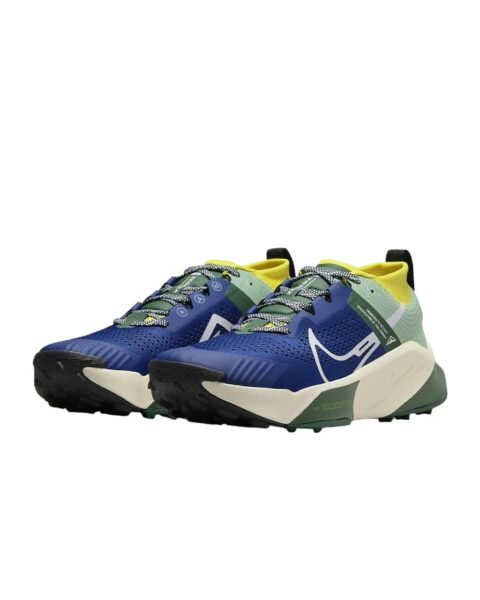 Nike ZoomX Zegama Trail синие с зеленым с сеткой мужские-женские (40-44)